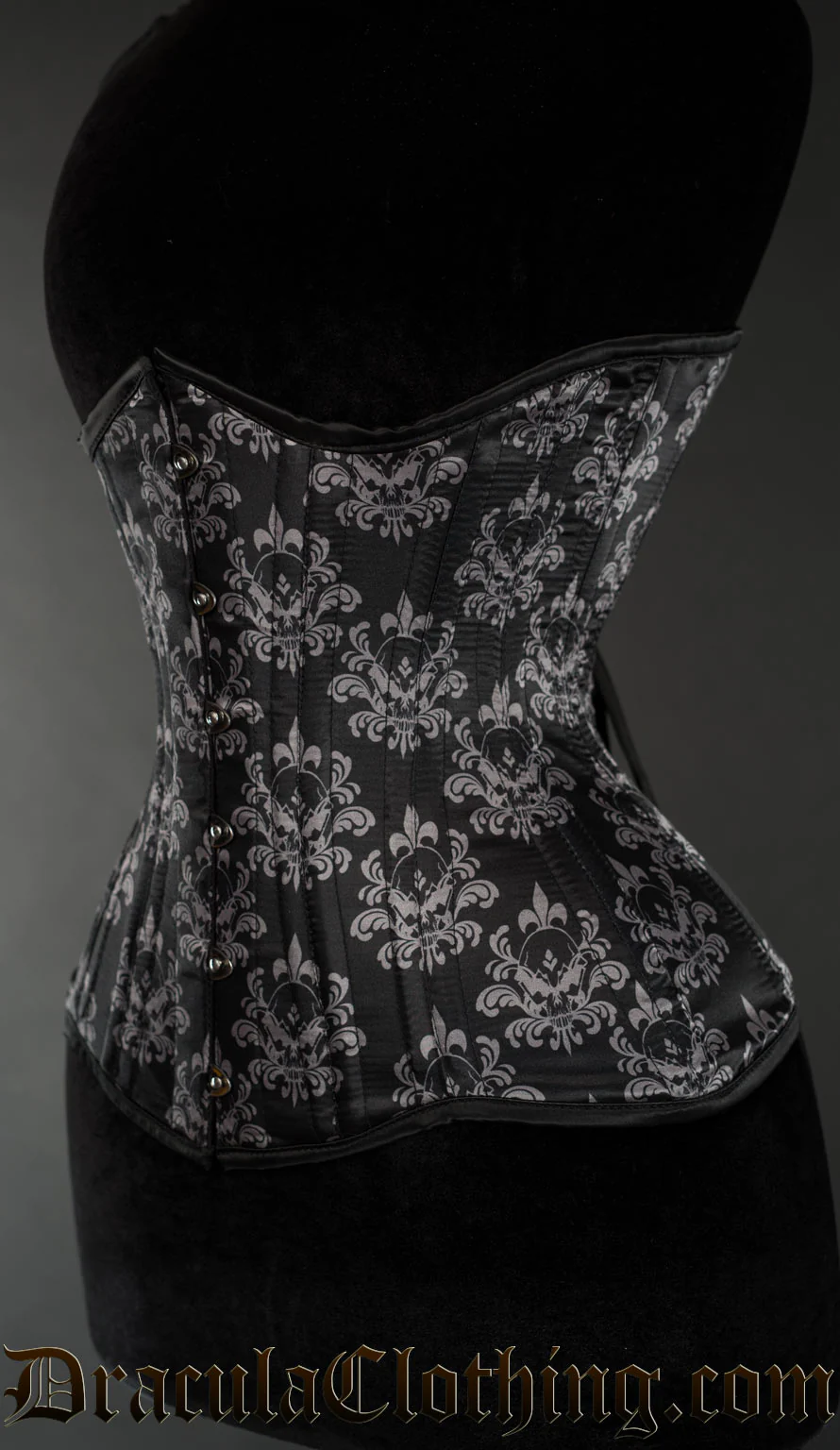 Skull Brocade Extreme Waist Corset - Image 2