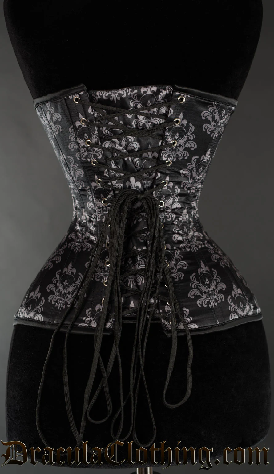 Skull Brocade Extreme Waist Corset - Image 3