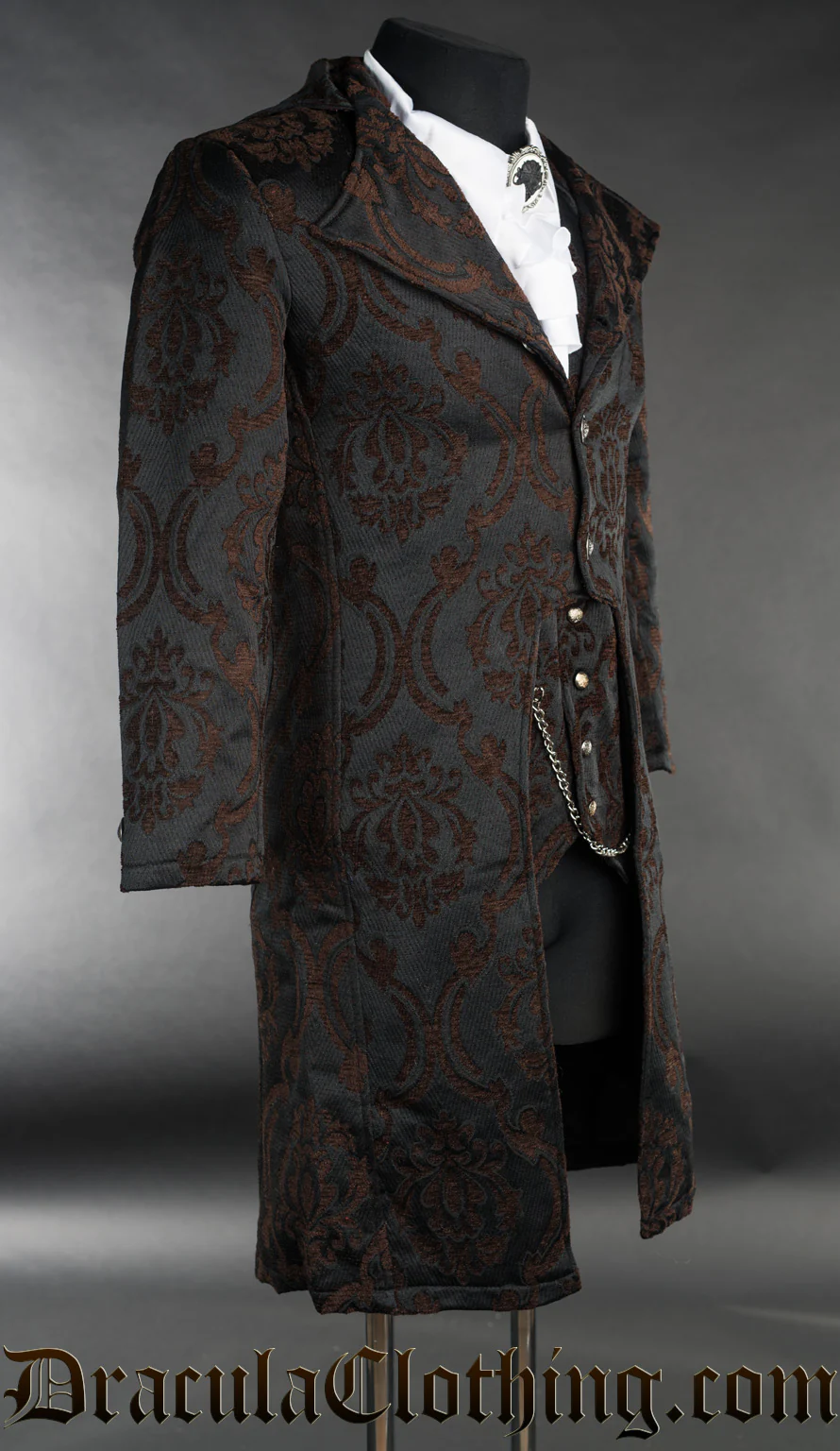Steampunk Brocade Elegant Tailcoat - Image 2