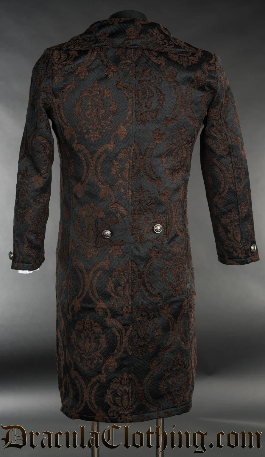 Steampunk Brocade Elegant Tailcoat - Image 3