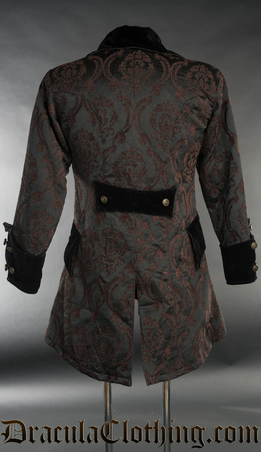 Steampunk Brocade Pirate Jacket - Image 2