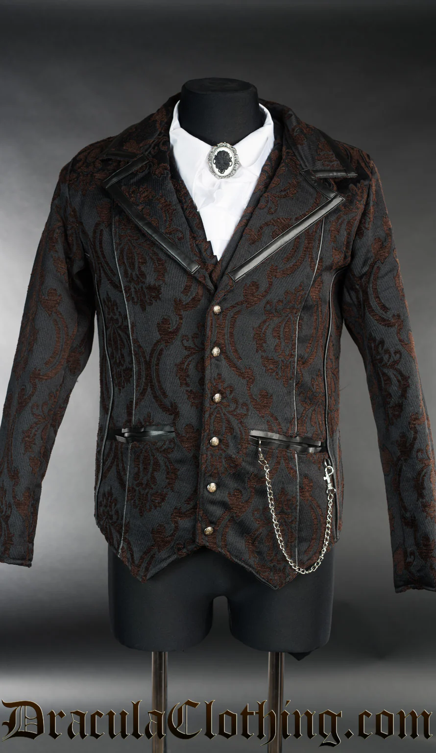 Steampunk Brocade Tesla Jacket