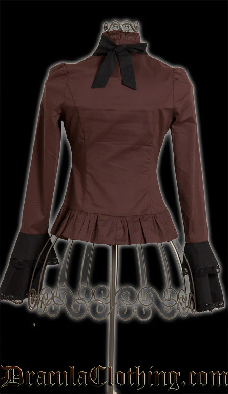 Steampunk Cravat Blouse - Image 3