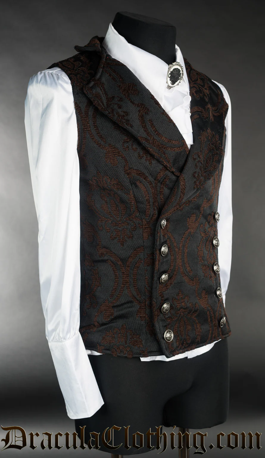 Steampunk Double Buttoned Vest - Image 2