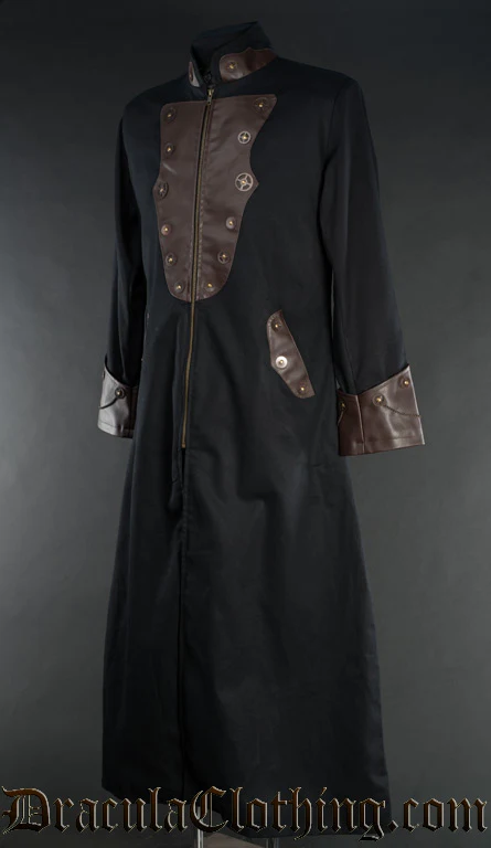 Steampunk Gentleman Cogwheel Coat - Image 3