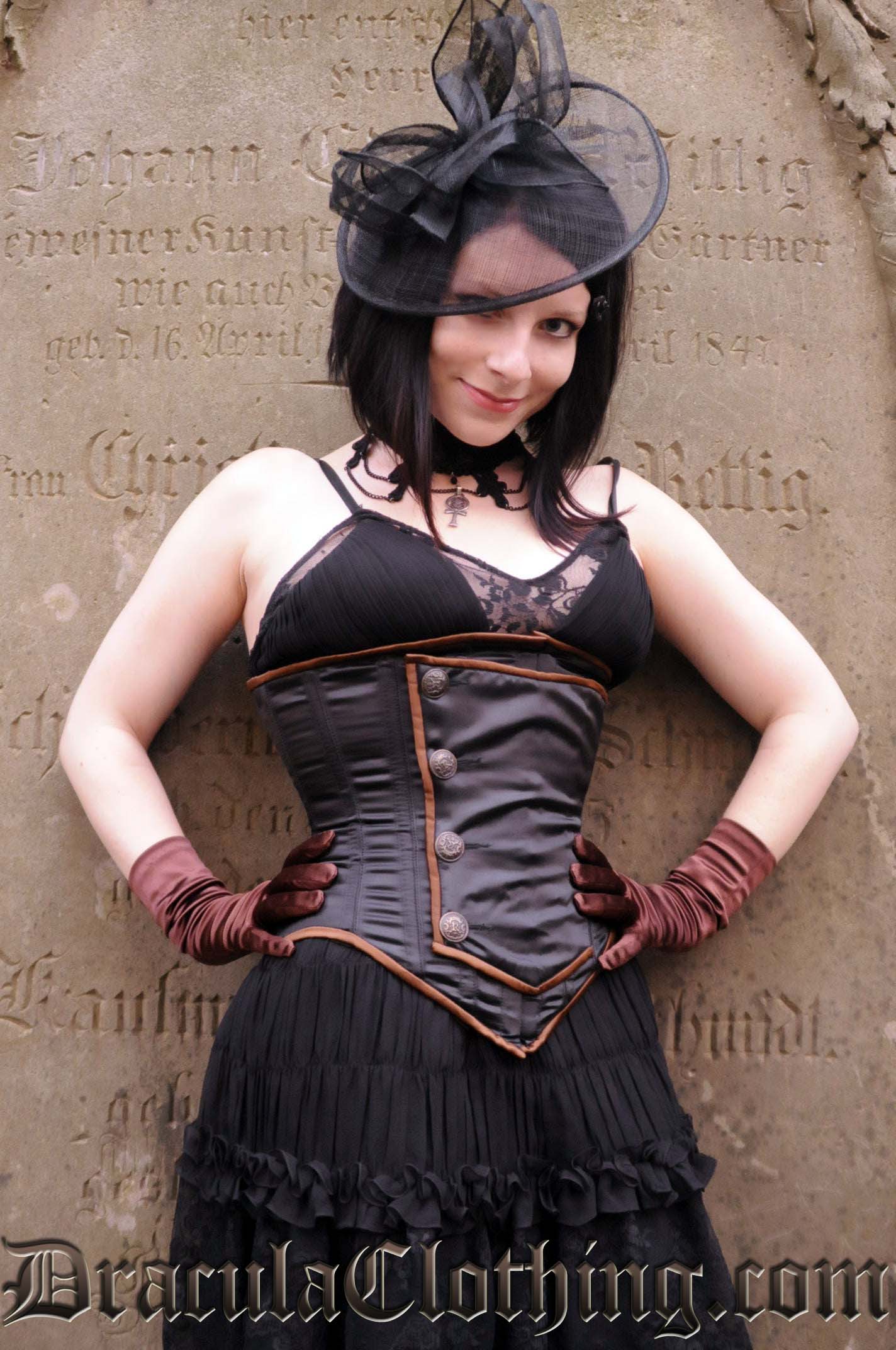 Steampunk Officer Underbust Corset - Image 8