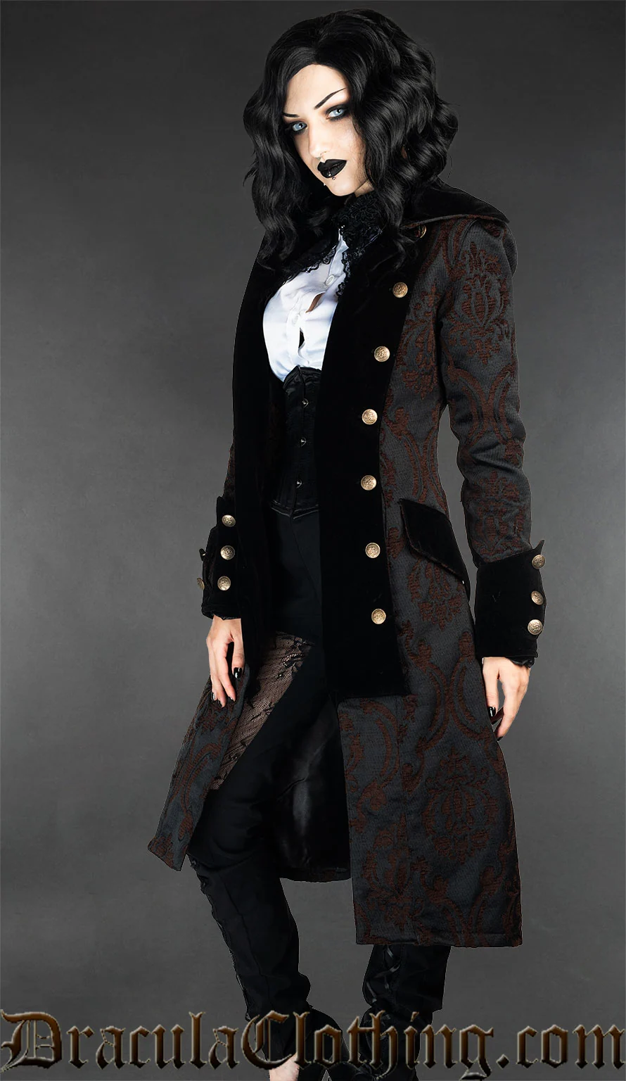 Steampunk Pirate Princess Coat - Image 3