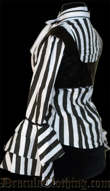 Striped Buckle Blouse - Image 3