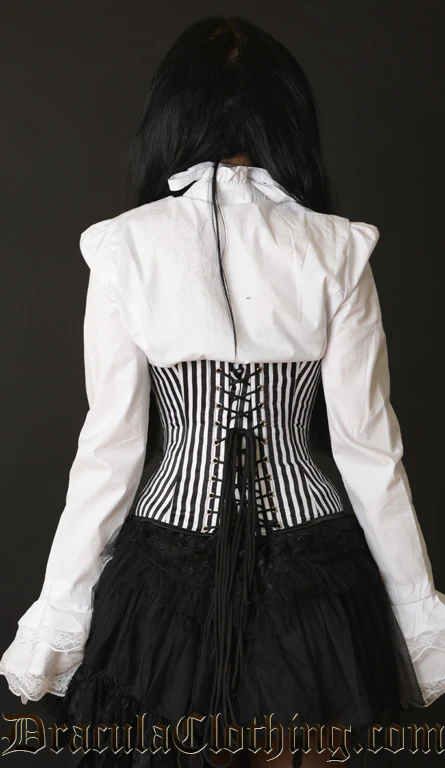 Striped Clasp Corset - Image 2