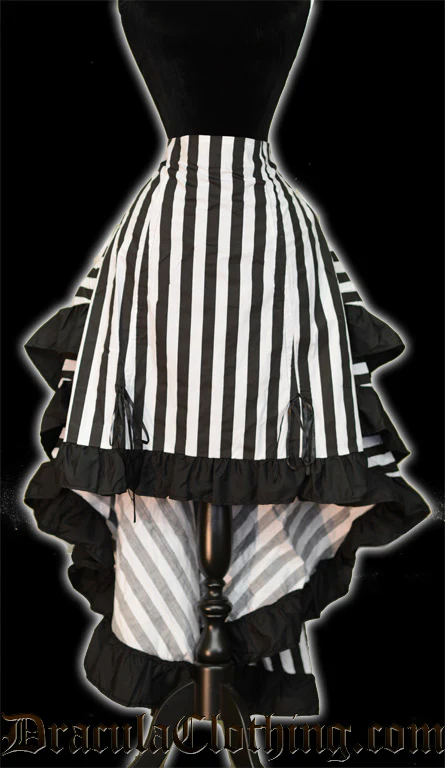 Striped Layer Bustle Skirt Old - Image 7