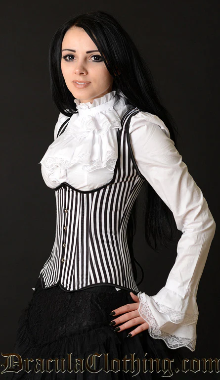 Striped Shoulder Corset - Image 3