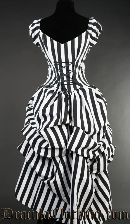 Striped Victorian Dress - Image 2