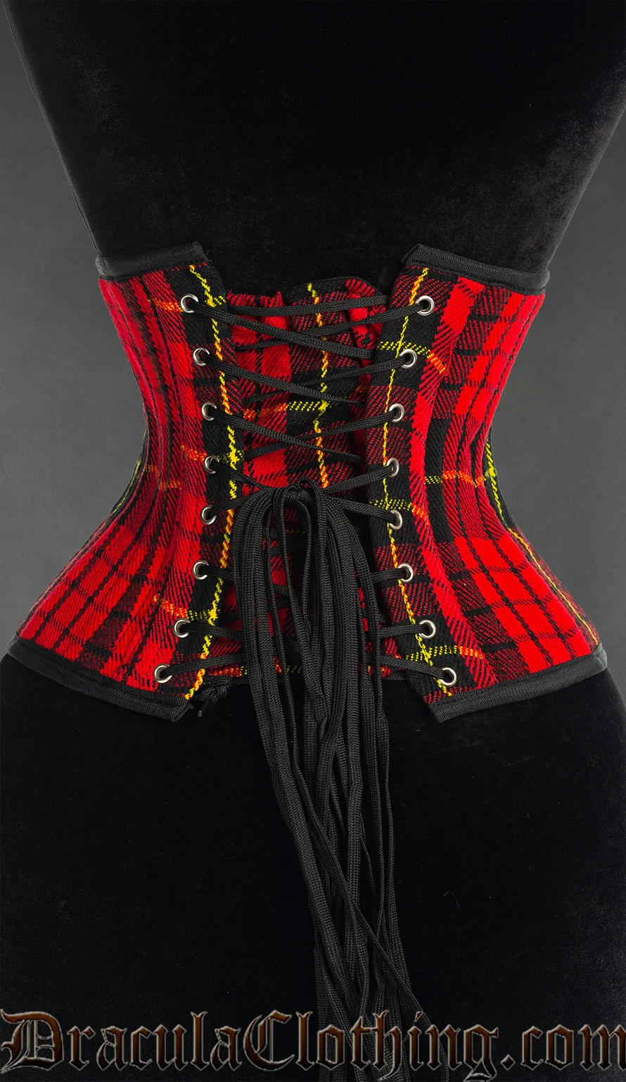 Tartan Double Boned Waist Cincher - Image 3