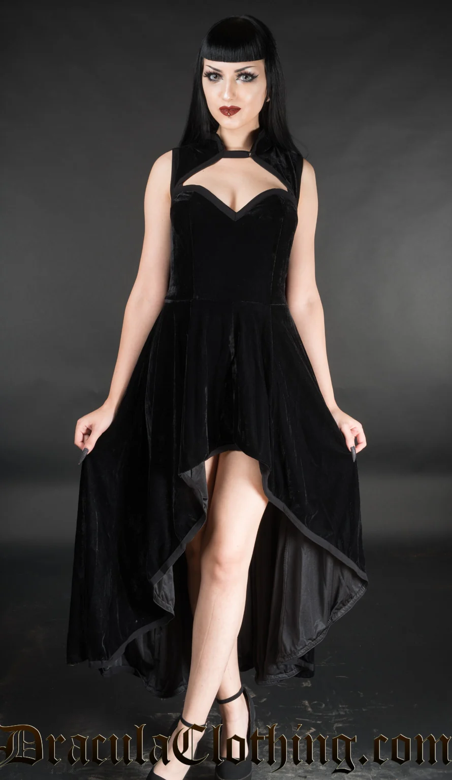 Velvet Choker Dress