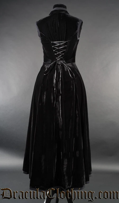 Velvet Choker Dress - Image 5