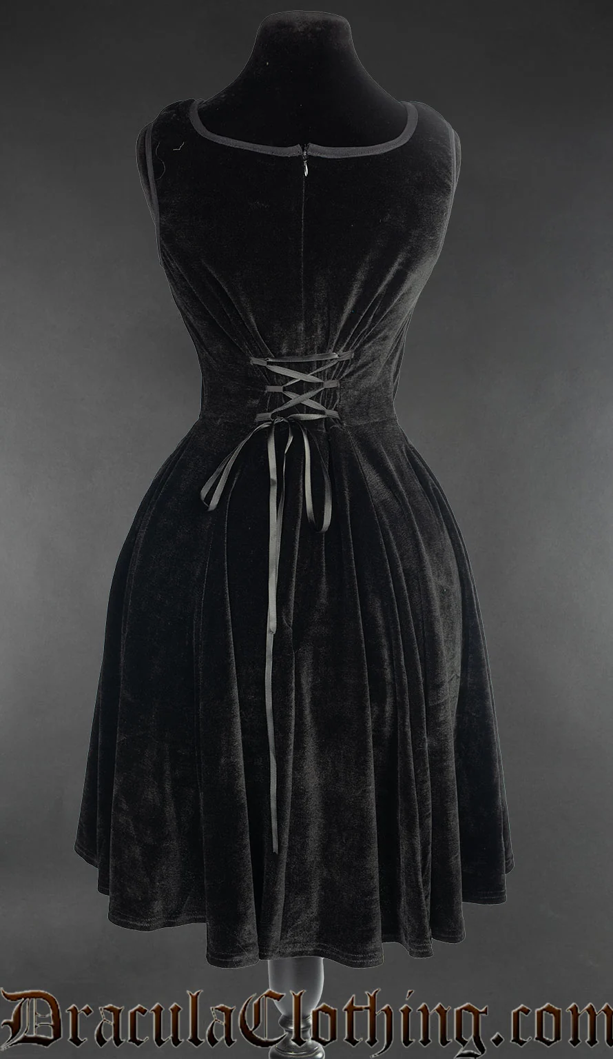 Velvet Cutout Dress - Image 4