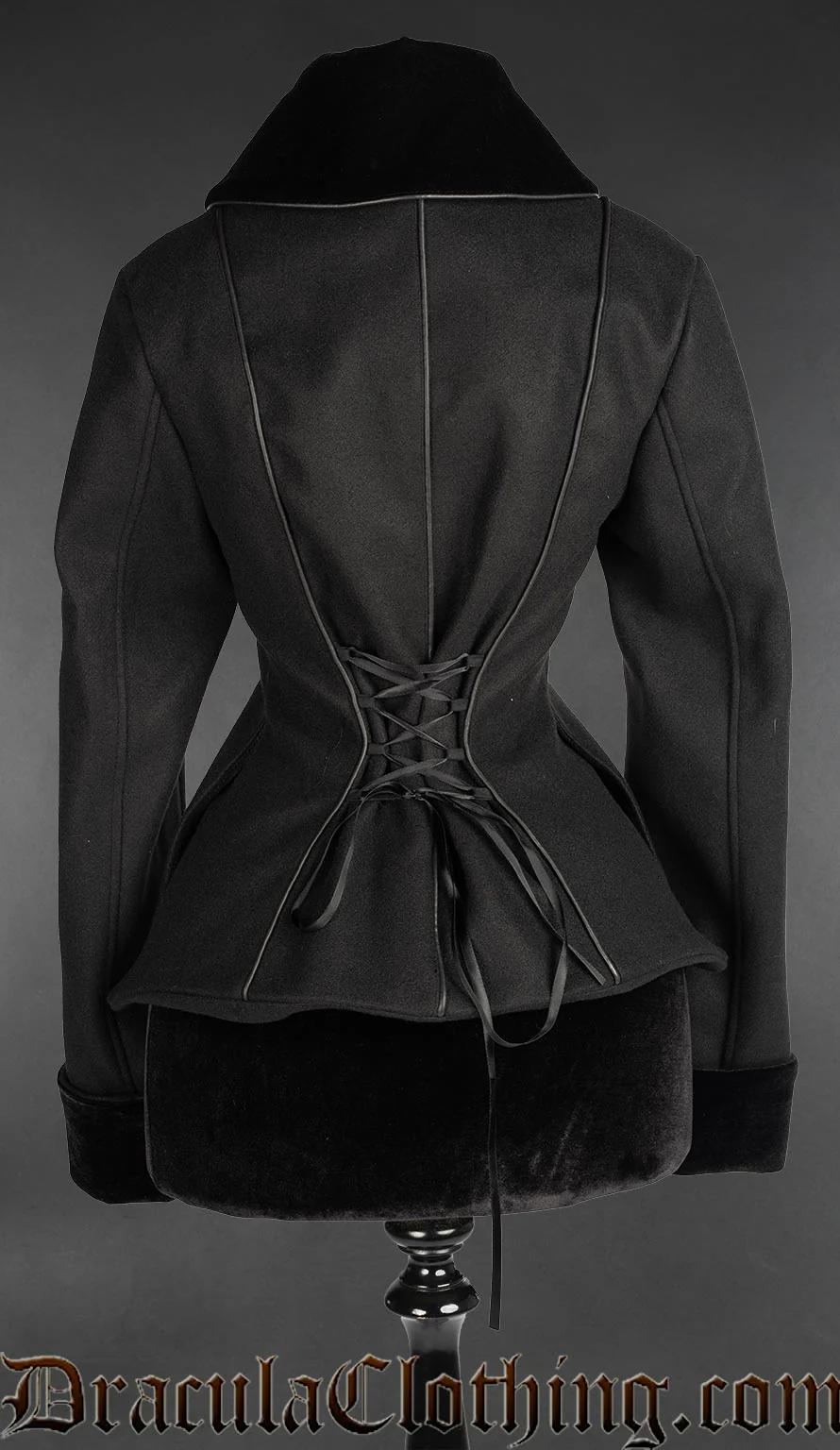 Velvet Details Pocket Jacket - Image 2