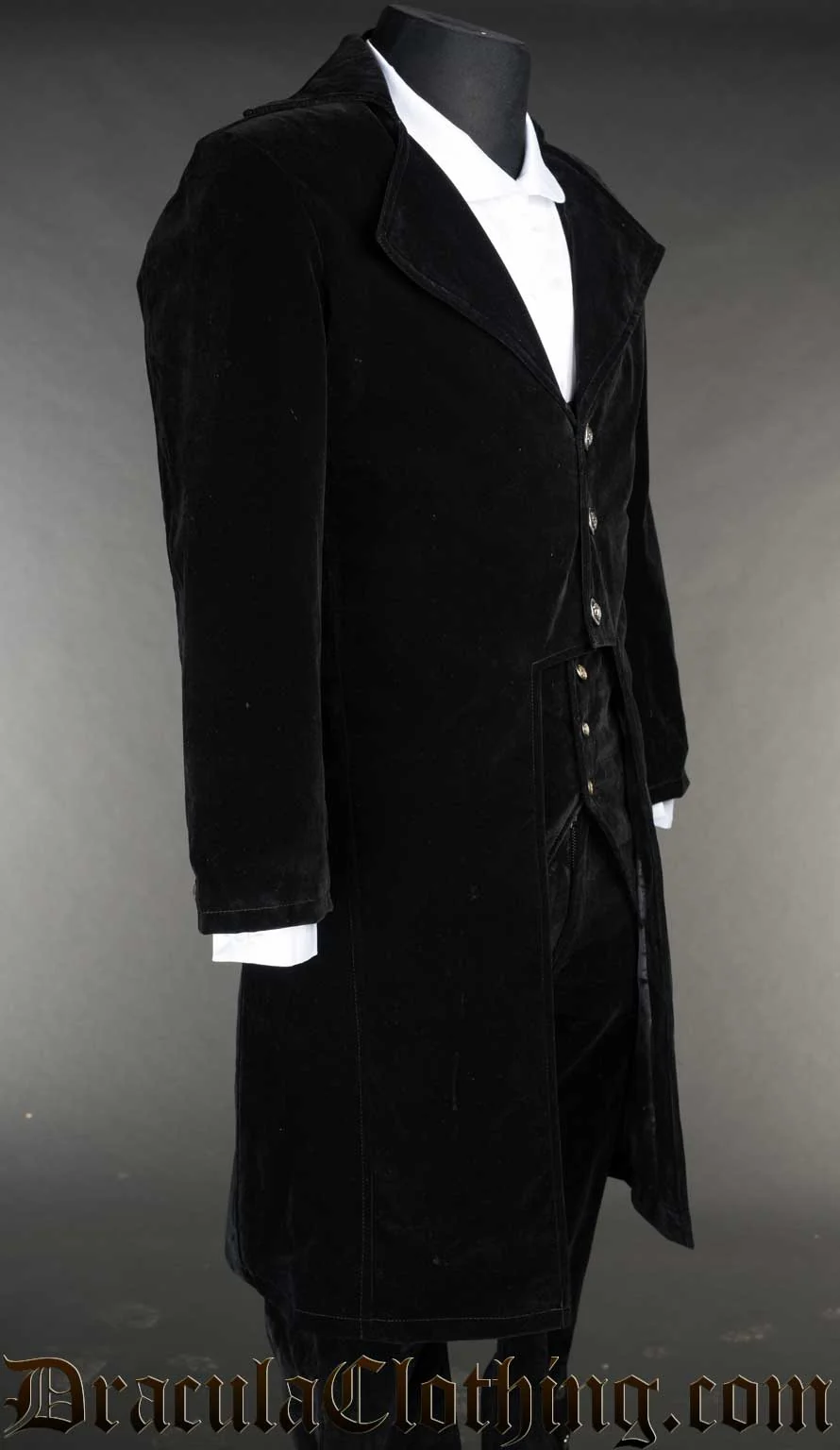 Velvet Elegant Tailcoat - Image 2
