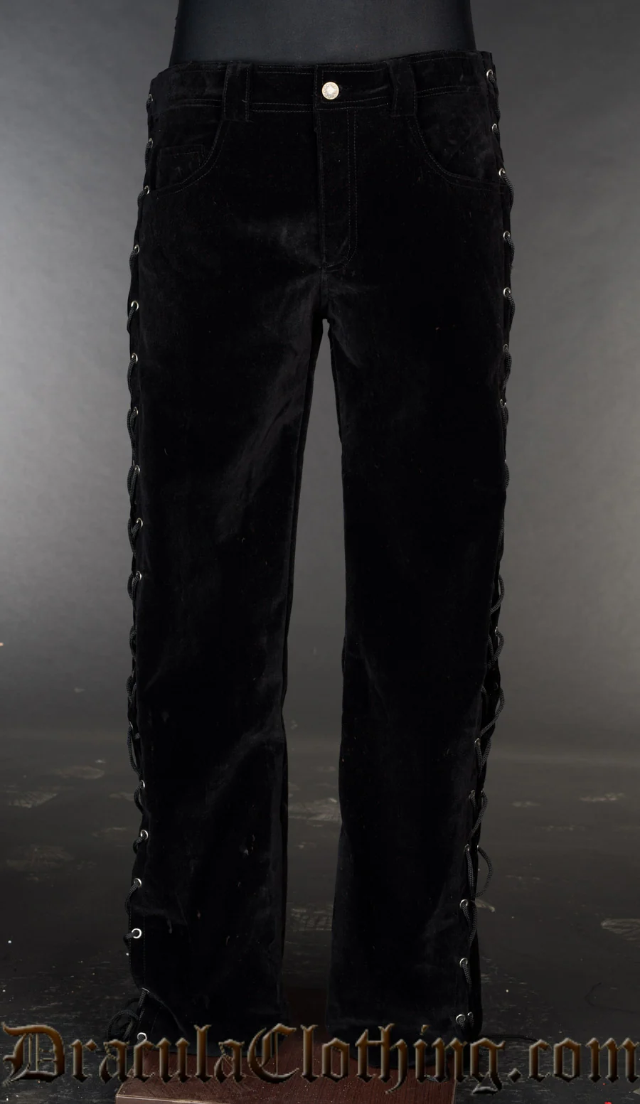 Velvet Laced Pants