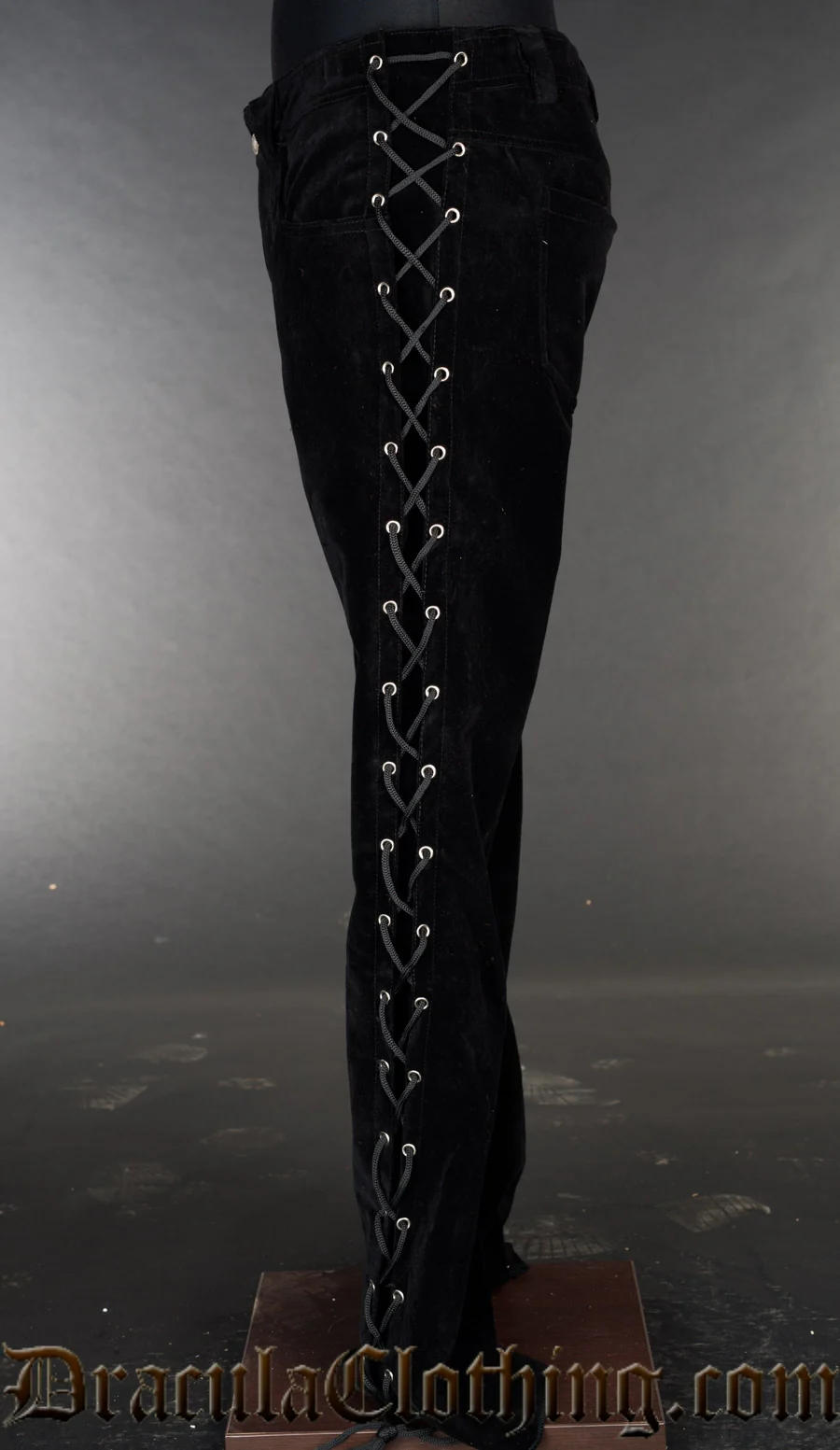 Velvet Laced Pants - Image 3