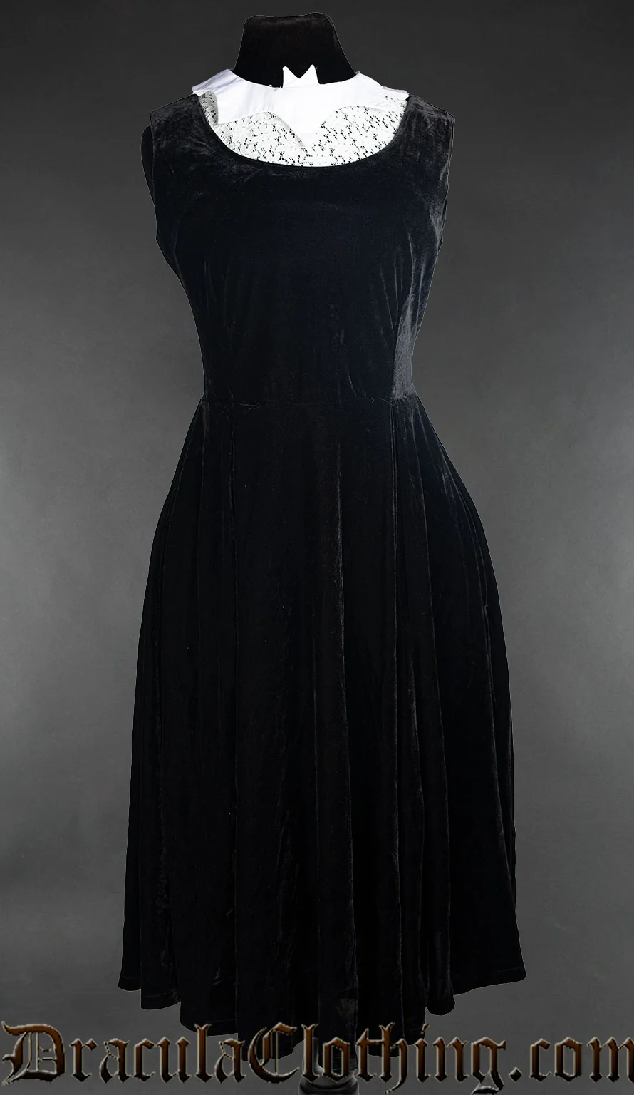 Velvet Princess Collar Dress - Image 13