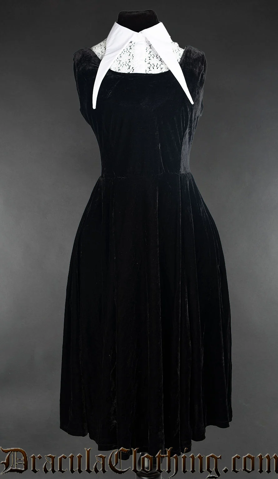 Velvet Princess Collar Dress - Image 14