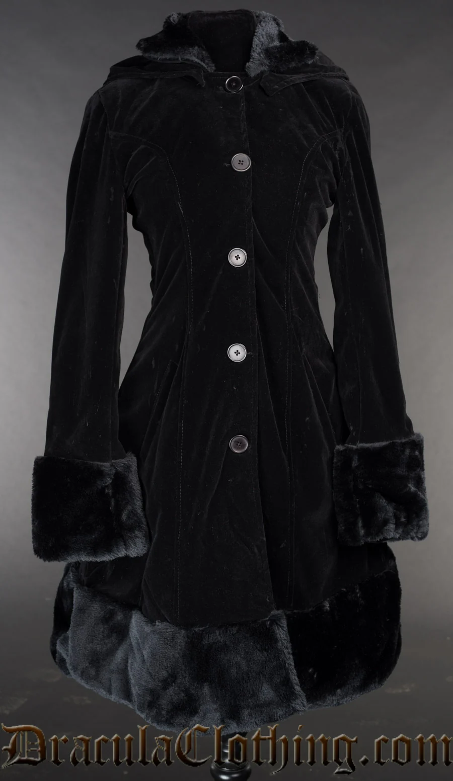 Velvet Thick Winter Coat - Image 3