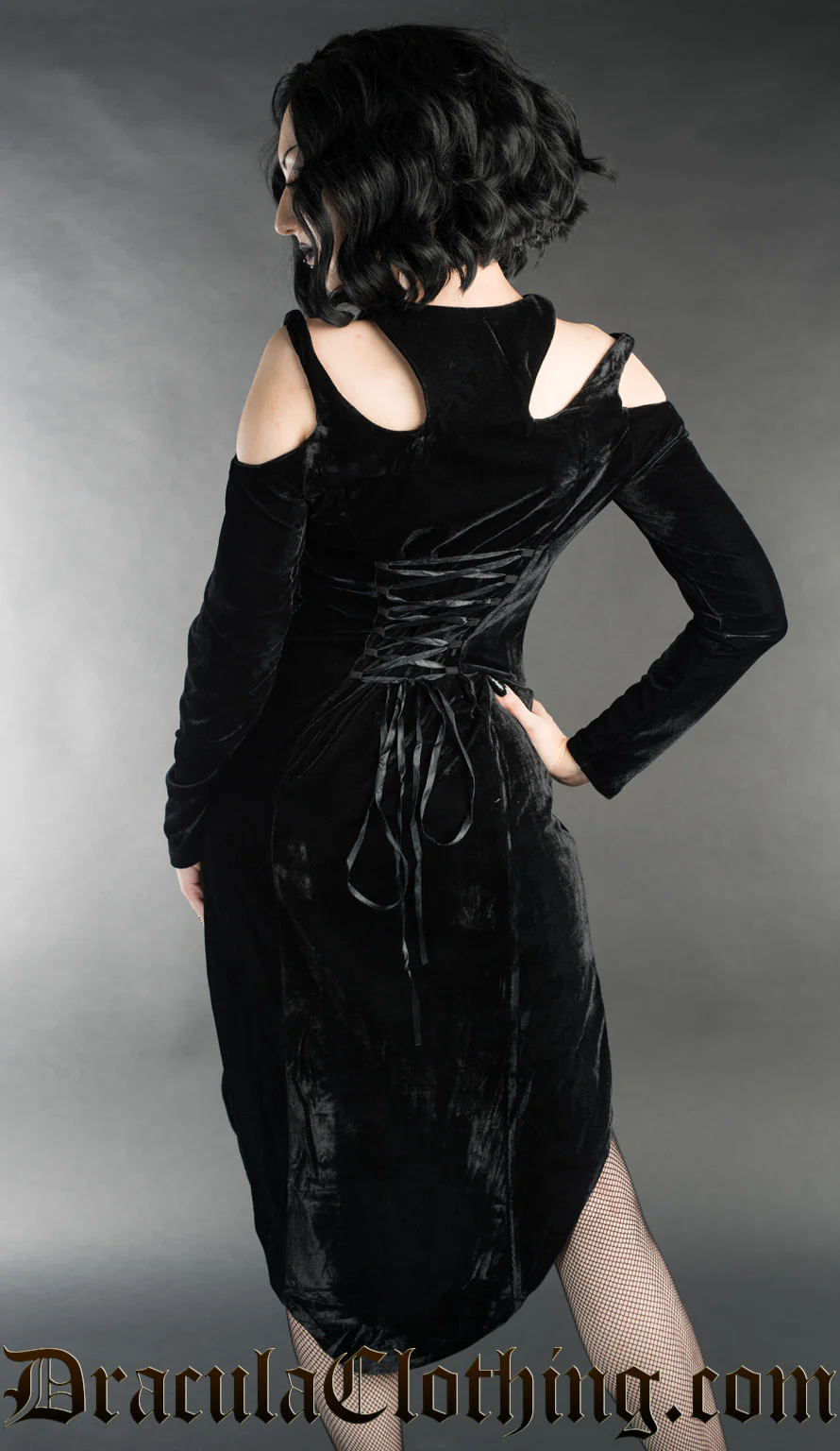 Velvet Witch Dress - Image 3