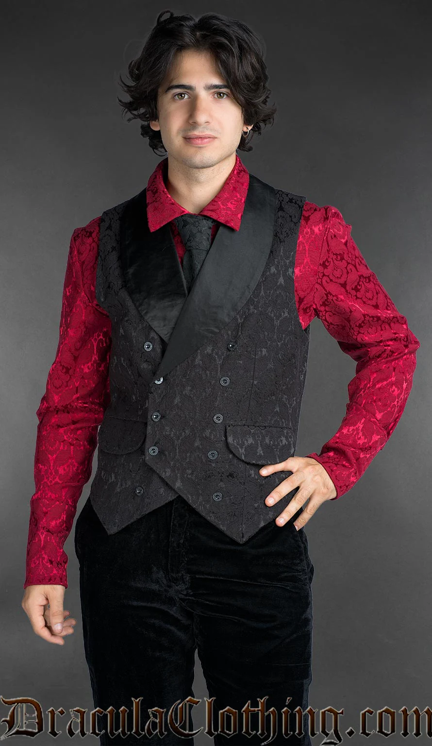 Victorian Gothic Double Breasted Waistcoat