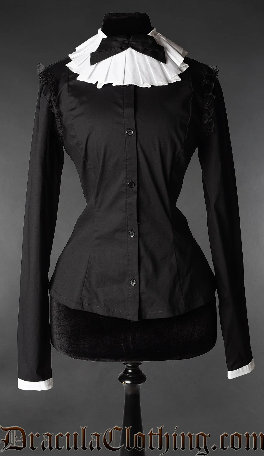 Victorian Ruffle Collar Blouse - Image 4
