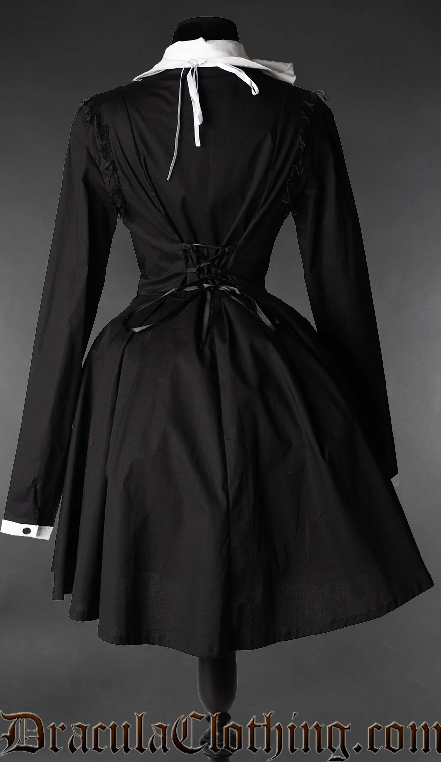 Victorian Ruffle Collar Shirtdress - Image 5