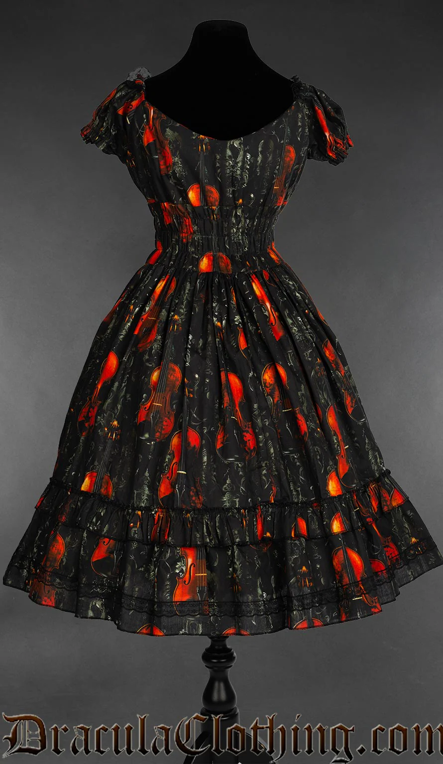 Violins Gothabilly Dress - Image 6