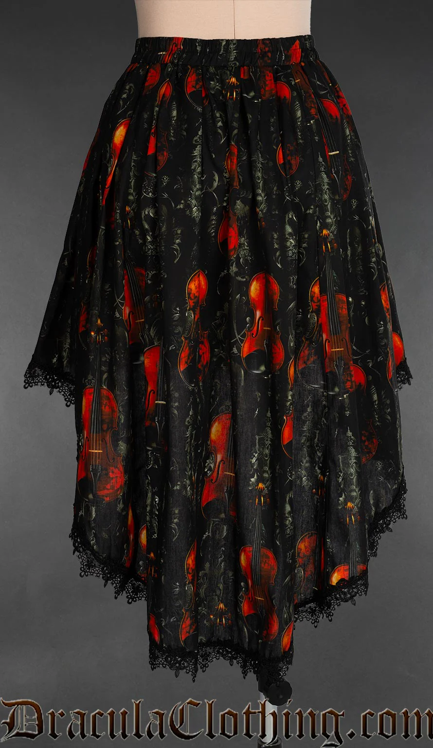 Violins High Low Skirt - Image 3