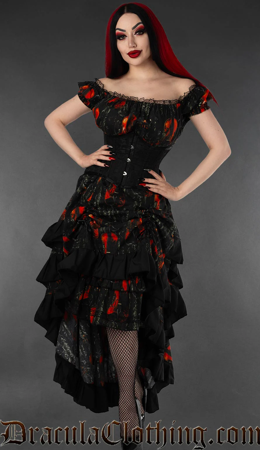 Violins Layer Bustle Skirt