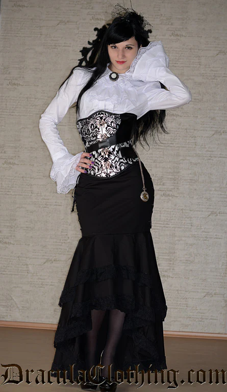 White Cravat Blouse - Image 2