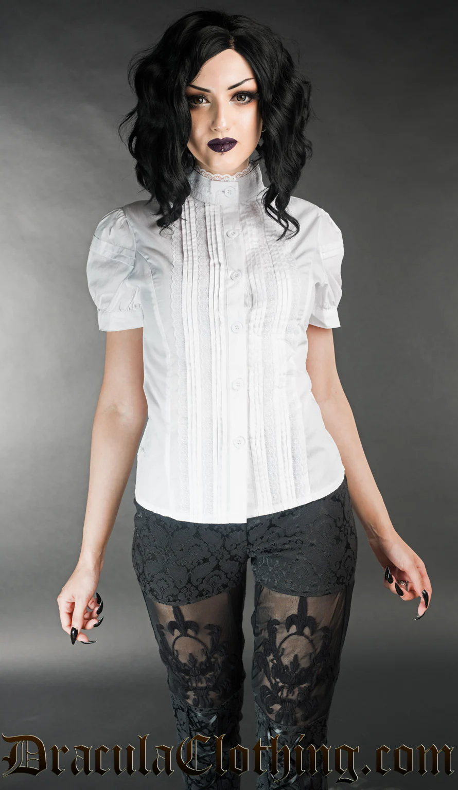 White Edwardian Blouse - Image 3