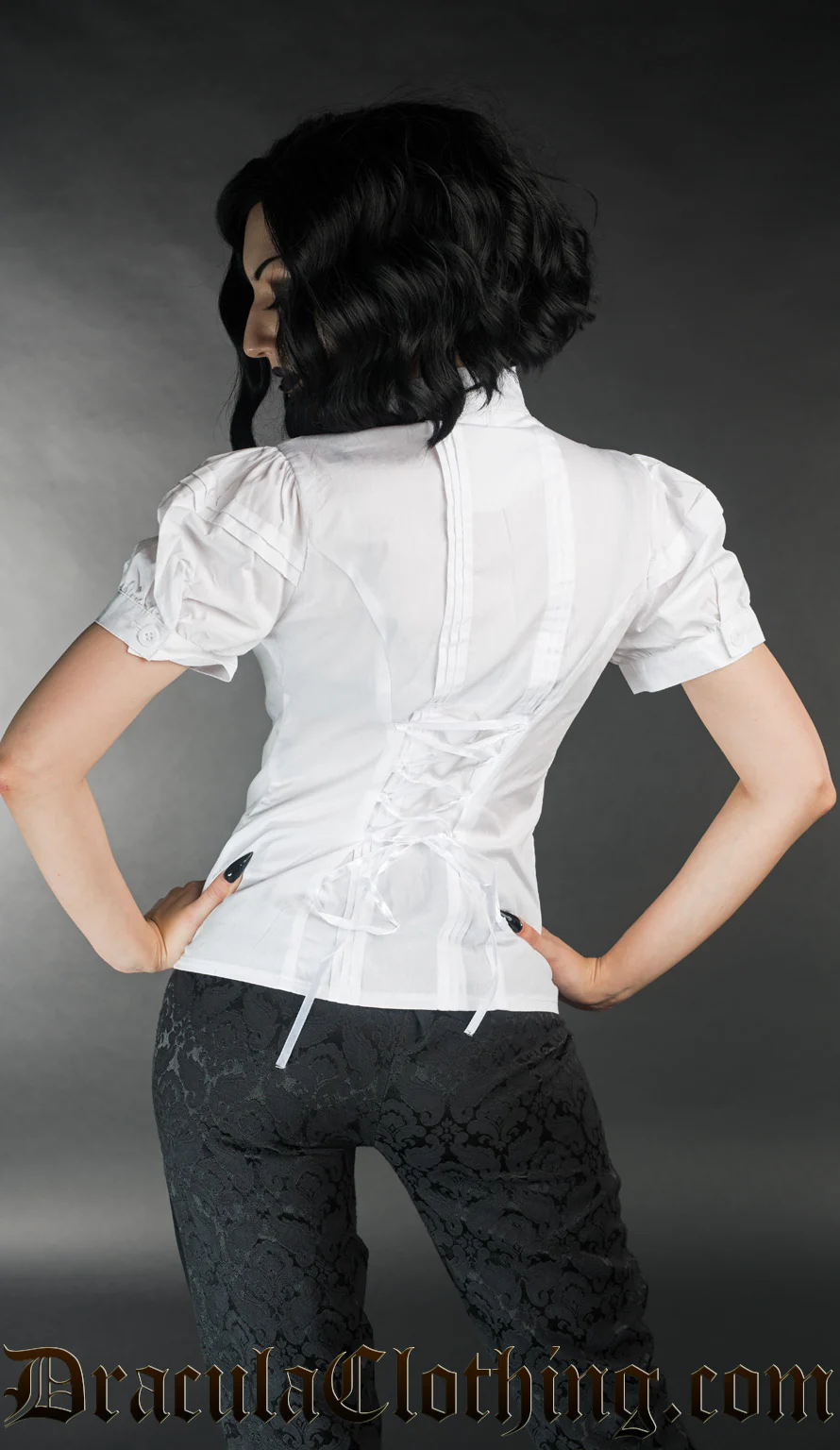 White Edwardian Blouse - Image 4