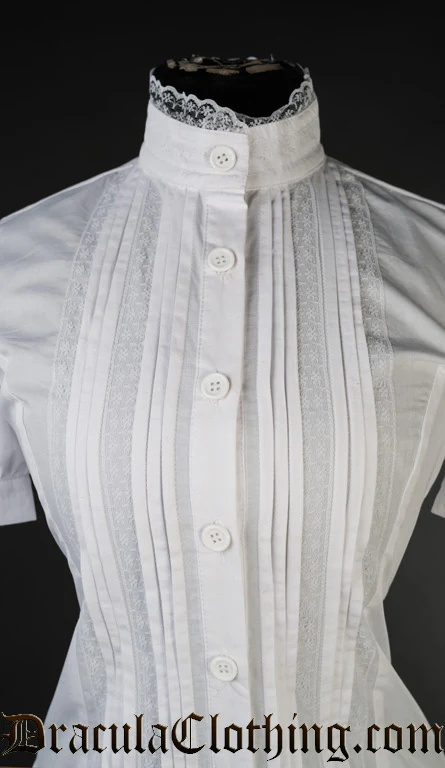 White Edwardian Blouse - Image 5