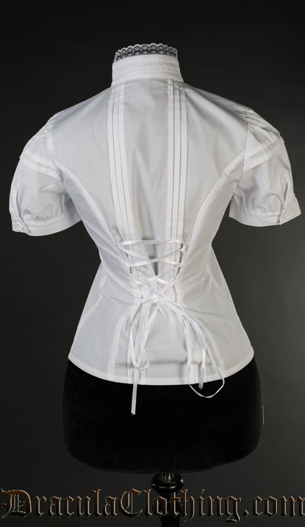 White Edwardian Blouse - Image 7