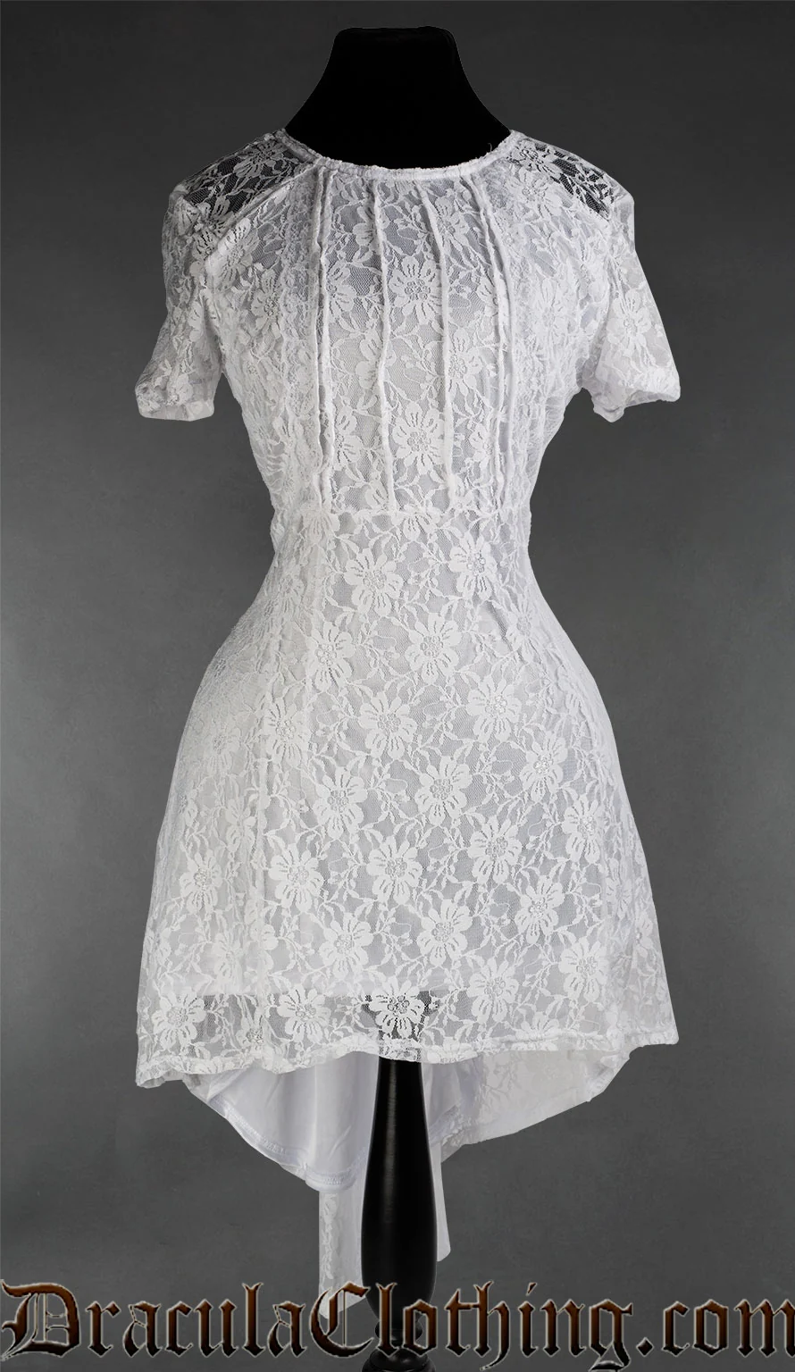 White Sweet Lace Dress - Image 2