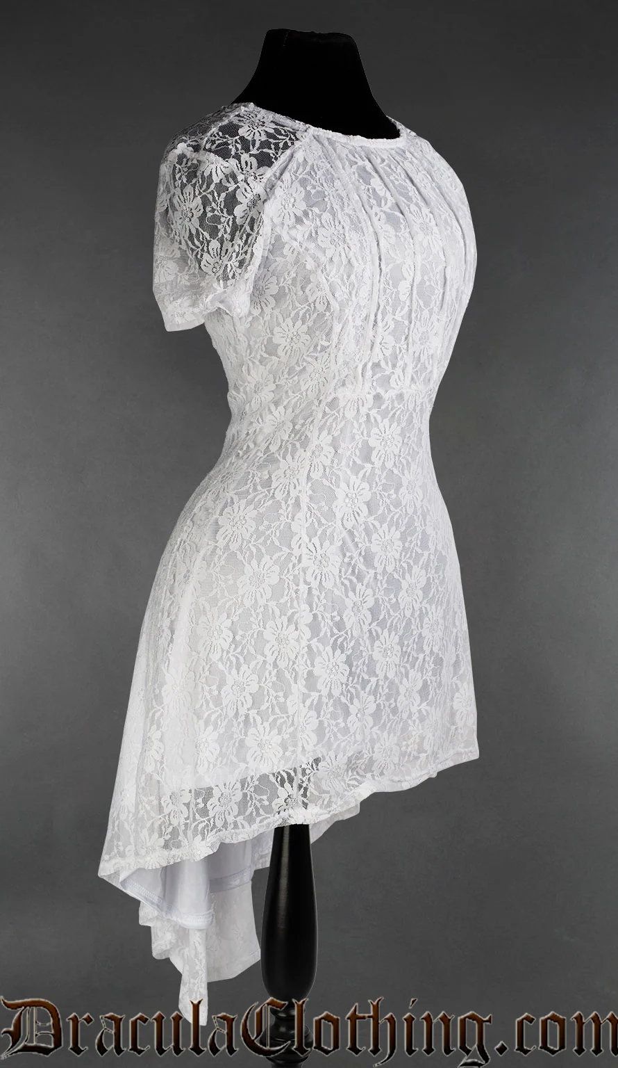 White Sweet Lace Dress - Image 4