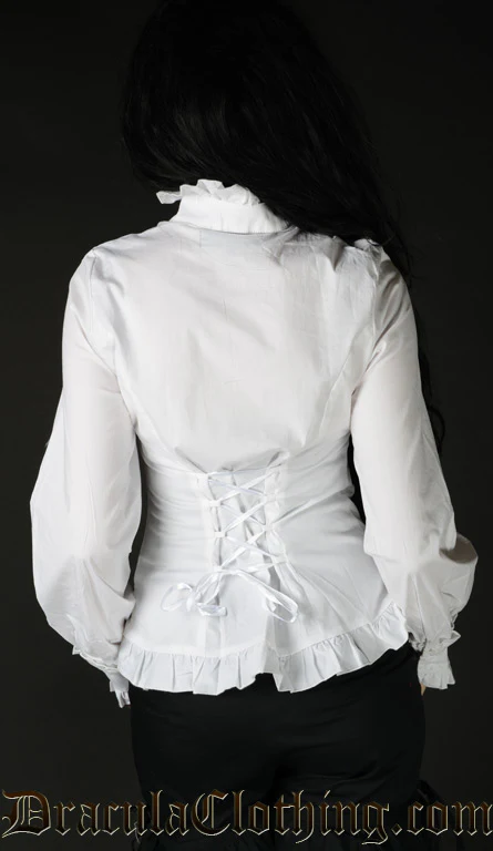 White Victorian Blouse - Image 2