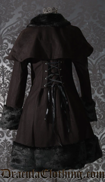 Thick Winter Wool Coat Brown - Image 2