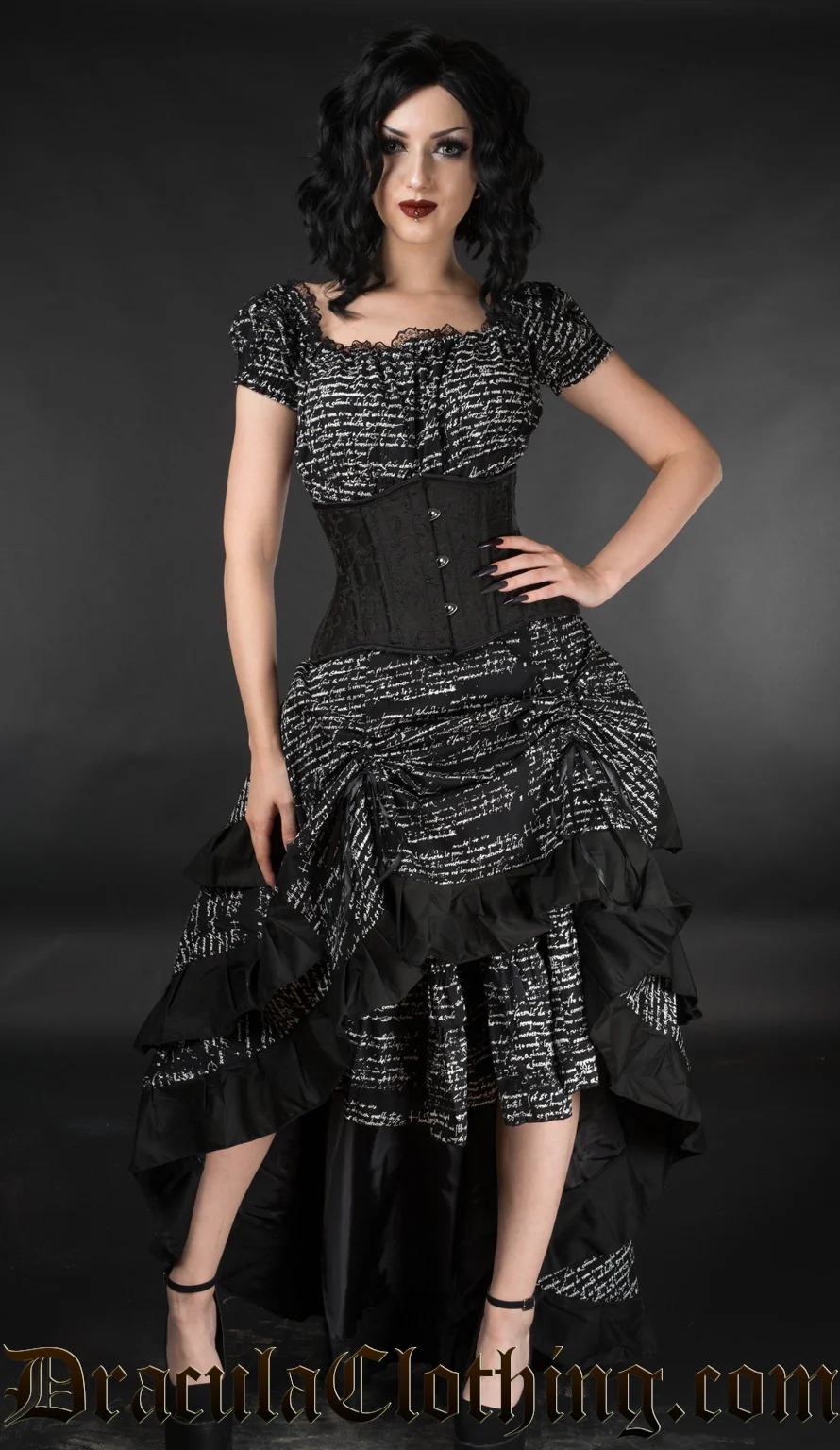 Writing Layer Bustle Skirt - Image 2